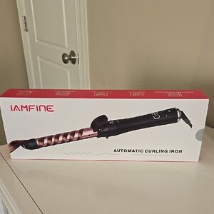 IAMFINE Automatic Curling Iron - Black and Rose Gold